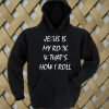 Jesus is my rock & that's how I roll Hoodie
