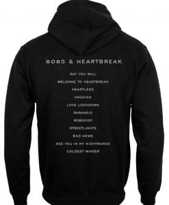 Kanye West 808S And HeartBreak Sand hoodie back