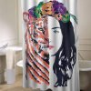 Katy Perry - ROAR Eye Of The Tiger shower curtain customized design for home decor