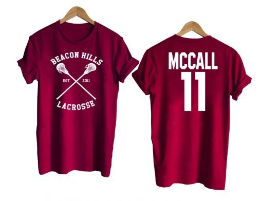 Teen Wolf shirt beacon hills tshirt MCCALL 11 Tshirt