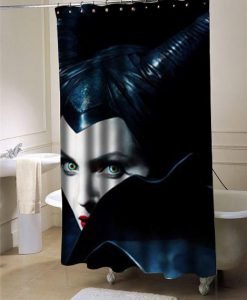 Maleficent Disney shower curtain customized design for home decor