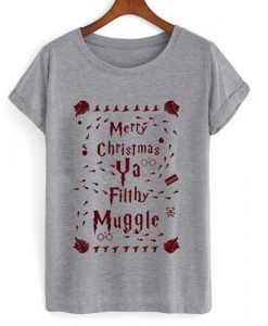 Merry Christmas Ya Filthy Muggle Harry Potter Shirt Ugly Christmas tshirt