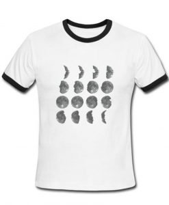 Moon Phase T Shirt Ringer