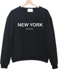 New York SOHO Black Sweatshirt