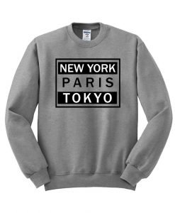 New york Paris tokyo switer