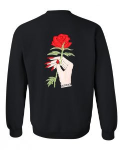 Okinawa Rose Sweatshirt Back