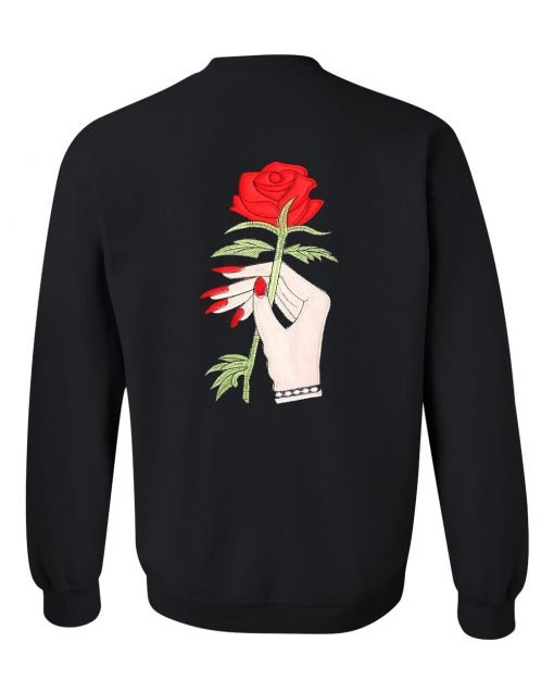 Okinawa Rose Sweatshirt Back