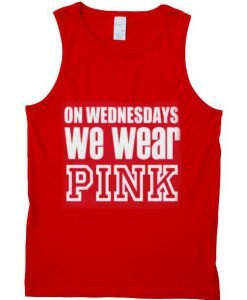 On Wednesdays We Wear pink  tanktop