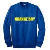 Orange Boy Sweatshirt