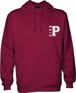 P pink hoodie