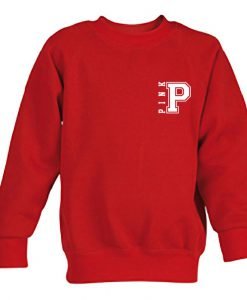 P pink sweatshirt