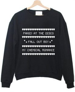 Panic at the disco FOB My Chemical Romance sweatshirt