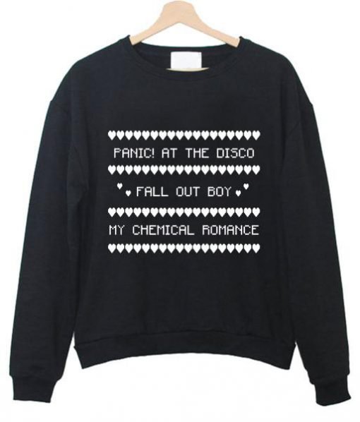 Panic at the disco FOB My Chemical Romance sweatshirt