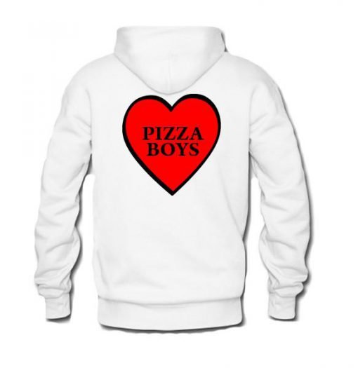 Pizza boys hoodie back