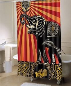 Elephant Bird  shower curtain customized design for home decor