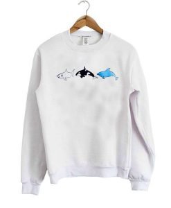Shark Whale Dolphin Sweatshirt