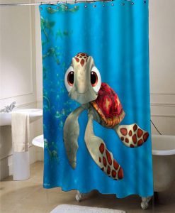 Squirt FindingNemo shower curtain customized design for home decor