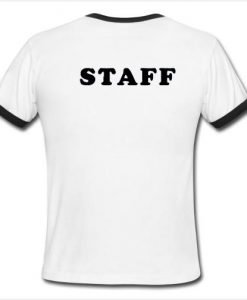 Staff Tshirt Ringer Back