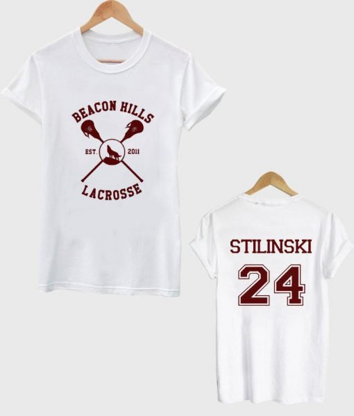 Stilinski 24 Beacon Hills Lacrosse Teen Wolf Unisex Shirt T shirt