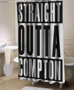 Straight Outta Compton shower curtain customized design for home decor