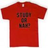 Study or Nah shirt