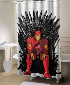 The Iron Man Throne shower curtain customized design for home decor