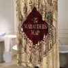 The Marauders Map shower curtain customized design for home decor