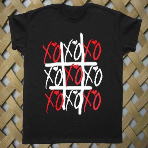 Red White Tic tac toe Trust Issues T shirt
