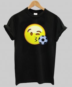 Throwing and Kiss Emoji Face T shirt