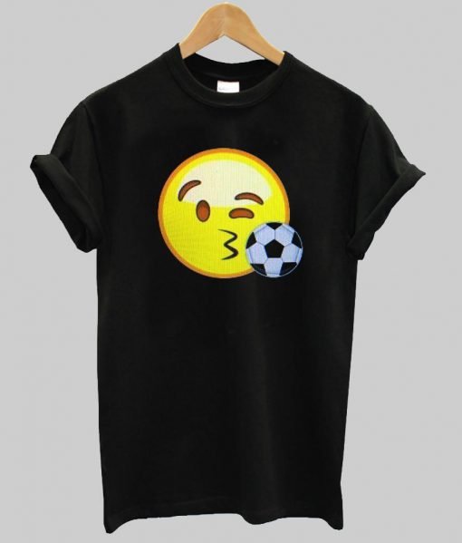 Throwing and Kiss Emoji Face T shirt