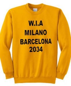 Wia Milano Barcelona 2034 Sweatshirt