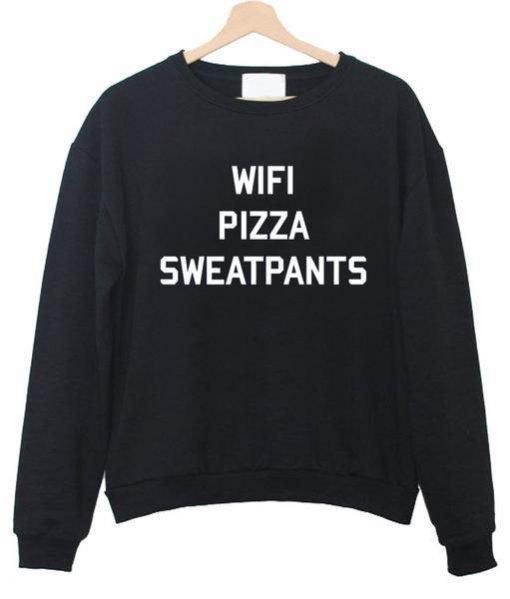 Wifi Pizza Sweatpants Sweatshirt