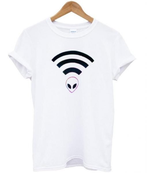 Wifi alien tshirt