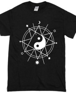 Yin Yang Pentagram T-Shirt