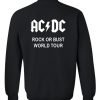 ac&dc sweatshirt back