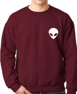 alien pocket sweatshirt
