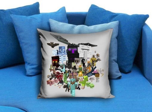 all character minecraft Pillow case