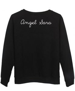 angel sara sweatshirt back