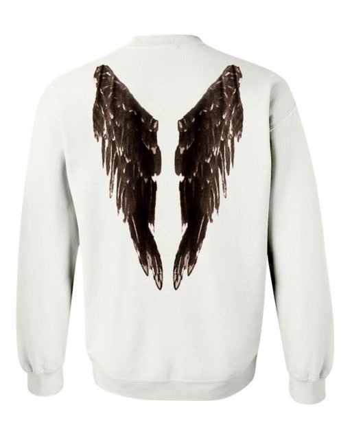 angel wings back Sweatshirt