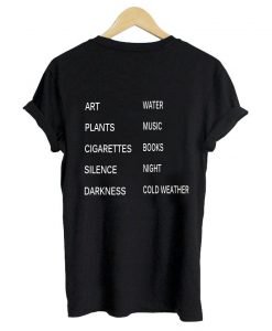 art water T shirt BACK