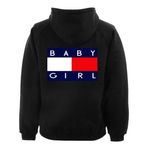 baby girl hoodie back