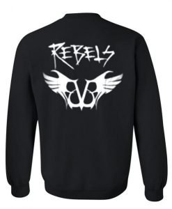 black veil brides rebels sweatshirt back