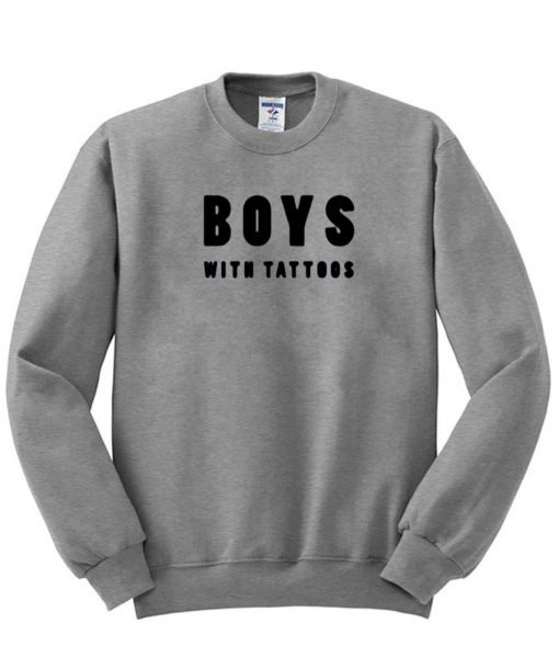 boys with tattoos Sweatshirt