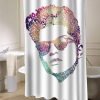 bruno mars galaxy shower curtain customized design for home decor