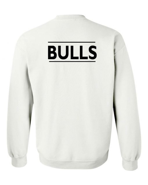 bulls sweatshirt back