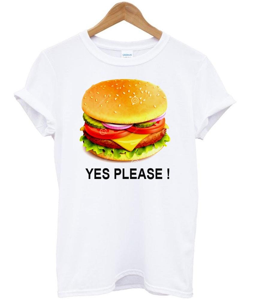 Burger Tee Yes Tshirt Kendrablanca