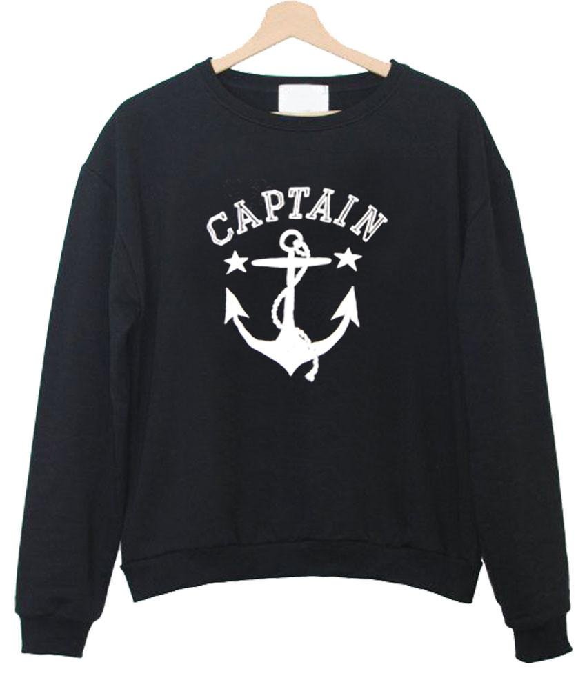 captain anchor sweatshirt - Kendrablanca