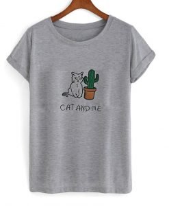 cat and me tshirt