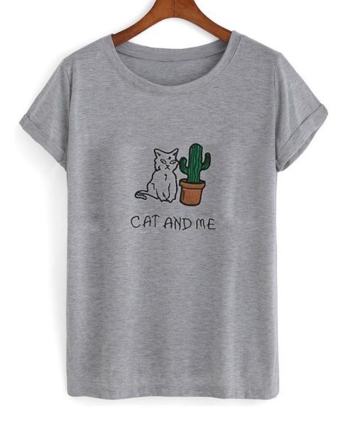 cat and me tshirt