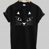 cat face tshirt